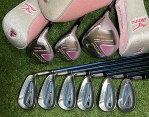 Ladies Mizuno Club Set 1W 4W 7W 6-9i Pw Sw 9pc RH Women Golf Graphite Flex L - Picture 1 of 13