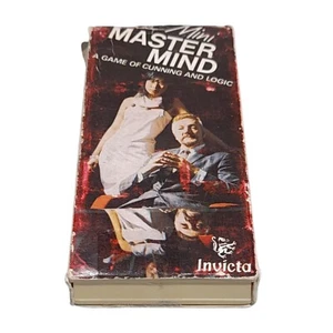 Rare 1974 White Invicta Original Mini Master Mind Game Vintage With Instructions - Picture 1 of 8