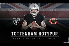 NFL London Game Oakland Raiders vs. Chicago Bears - 4 Tickets