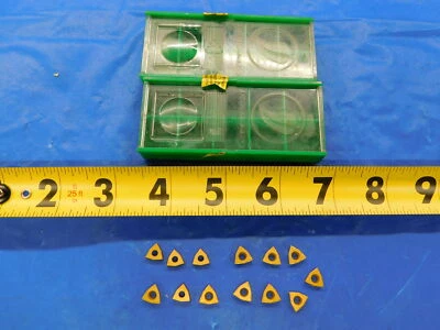 12PCS NEW GREENFIELD WCMT-21.5.5AXS GA5040 TiN CARBIDE TURNING INSERTS WCMT 21 - Image 1 of 2