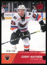 2021-22 Upper Deck AHL Exclusives #35 Gerry Mayhew /100