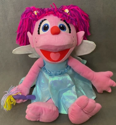 Boneca de Pelúcia Sesame Street Abby Cadabby Big 22" Fada Nanco Rara 2008 - Imagem 1 de 4