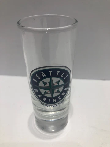 Seattle Mariners MLB Hype Tall Shot Glass Collectible Baseball Souvenir Cover