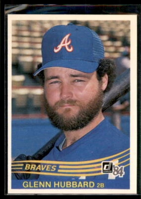 1984 Donruss Glenn Hubbard #432 Atlanta Braves - Image 1 of 2
