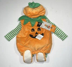 New Rubie's LIL' PUMPKIN Baby HALLOWEEN COSTUME 12-18months boy girl orange - Picture 1 of 14