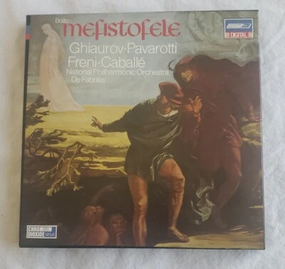 Boito: Mefistofele Guiaurov Pavarotti Freni Caballe 2 Cassette Box Set LDR573010 - Image 1 of 4