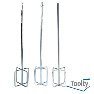 Toolty Gypsum M14 SDS HEX Mixing Paddle Agitator Stirrer Whisk Mixer DIY