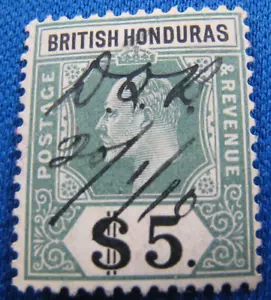 BRITISH HONDURAS 1906 - SCOTT # 71 USED (b23) - Picture 1 of 3