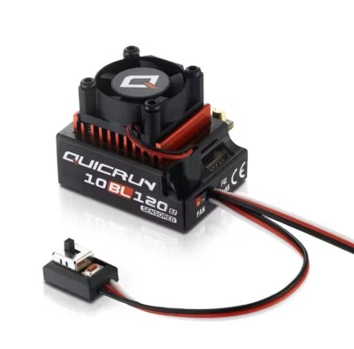 Hobbywing Quicrun 10BL120 G2 Sensored Brushless ESC 120A ESC Lipo DIY Plug. - Image 1 of 2