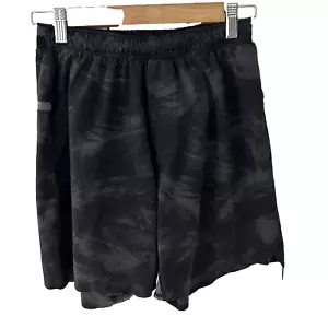 Lululemon Surge Shorts Größe Small ohne Futter 7" Offshore graphitgrau schwarz gebraucht, in einwandfreiem Zustand - Bild 1 von 6