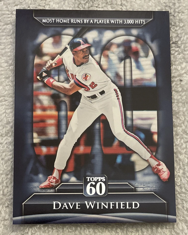 2011 Topps 60 #T60-77 ⚾️ HOF Dave Winfield ⚾️ California Angels - Image 1 of 4