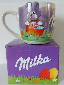 2 Milkatassen Nr 13 Milka Sammel Becher Tasse Pott 2018 Osterstasse Sammeltasse