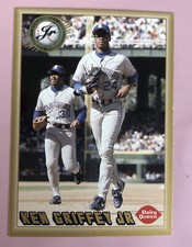 1994 Dairy Queen Golden Moments Restaurant Gold Border Ken Griffey Jr #2 HOF