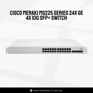 NEW UNCLAIMED MS225-24P-HW Cisco Meraki MS225 Series 24x GE 4x 10G SFP+ Switch - Picture 1 of 2