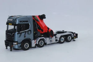 WSI 02-3567 Scania R Highline + Palfinger Pk 1350 Crane 1:50 New + Jib New CR20 - Picture 1 of 15