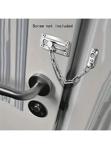 1pc Home Security Door Chain, Latch Lock, Bolt Lock - Picture 1 of 4