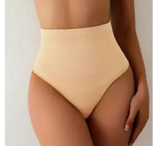 High Waist Shaping Thong, Tummy Control Compression Panties To Lift & Shape Butt - Picture 1 of 3