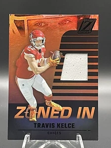 2022 Panini Zenith Travis Kelce Zoned In Patch #ZI-17 Kansas City Chiefs - Picture 1 of 2