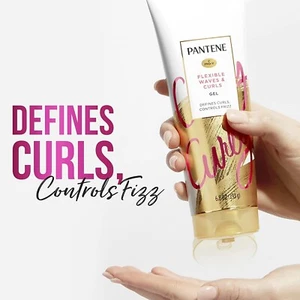 Pantene Pro-V Flexible Wave Gel Builds Touchable Texture Curly Hair 6.8 Oz, 2 Ct - Picture 1 of 4