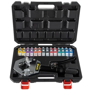 71500 Hydraulic Hose Crimper Tool Kit Air Conditioner Hose Fittings Crimping - Picture 1 of 12