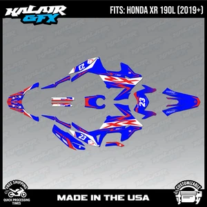 Kit de gráficos para Honda XR190L (2019+) Evader - ROJO-AZUL - Imagen 1 de 4