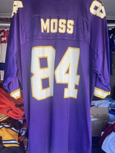 VTG Reebok Minnesota Vikings Randy Moss NFL Jersey - Size 2XL - Picture 1 of 6