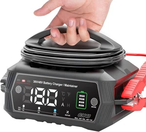 Cargador Inteligente de Batería de Coche 36V/18A y 48V/13A Batería de Reparación de Impulso - Imagen 1 de 23