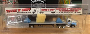 Seltene Trucks N' Stuff 1/87 ? Transport Traktor Anhänger mit 53' Pritsche Bausatz - Bild 1 von 5