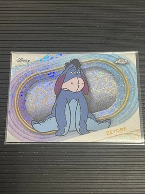 2025 Topps Chrome Disney #143 Eeyore Mini Diamond Refractor - Image 1 of 2
