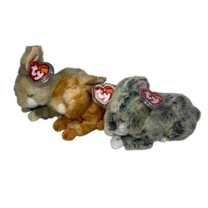 Beanie Babies Lot Rabbits Bunnies 3 Winksy Minksy Binksy Spring Easter - Picture 1 of 7