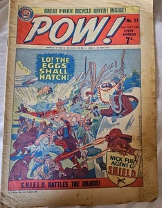 POW   COMIC  NO  27  22ND JULY  1967 - Picture 1 of 2