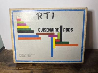 Vtg Cuisenaire Rods Mathematics Made Meaningful Kit Set, 1977 - Image 1 of 4