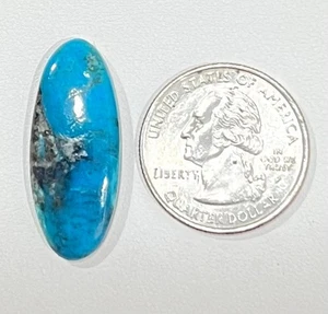 Kingman Turquoise Oval Cabochon Gemstone Natural Kingman Turquoise 11.50CT G0=27 - Picture 1 of 5