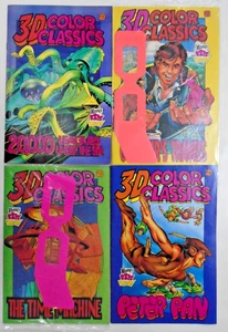 *3-D Color Classics: Wendy's Kids Meals (1995, Neal Adams) #1-4; #4vf no glasses - Picture 1 of 1