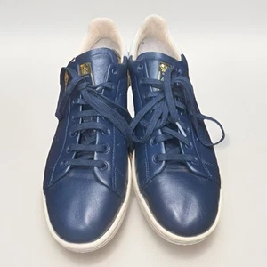 Adidas Stan Smith Recon Sneakers Blue Navy CQ3034 US 8 1/2 Mens Shoes Gold White - Picture 1 of 11