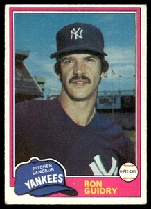 1981 O-Pee-Chee Ron Guidry New York Yankees #250 - Picture 1 of 2