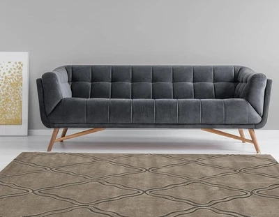 Linon Trio Natural Fiber Rugs, 5 x 7, Gray - Image 1 of 4