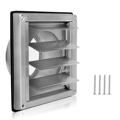 Lüftungsgitter 150 mm Edelstahl-Abdeckung für Lüftungsschlitze, Lamellengit8706 - Bild 1 von 4