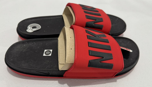 Nike Offcourt Slide Nero University Rosso Uomo US Taglia 15