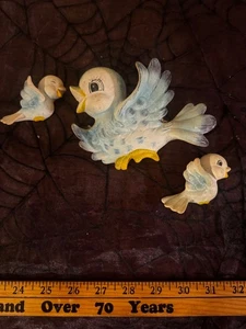 Placas colgantes de pared vintage PY Japón bluebird - Imagen 1 de 5