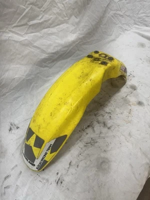 Guardabarros delantero amarillo Polisport 00-24 RM80, RM85 Foto 1 de 2