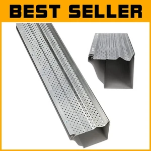 Lifetime Quality Aluminum Guard - Mill Finish, 5" Gutter - Picture 1 of 11