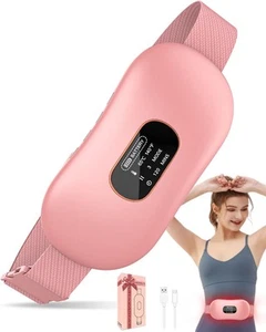 Heating Pad for Period Cramps,Upgrade Portable Large, Upgrade - Pink - Picture 1 of 7