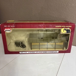 #771 Model Power HO 1/87 American Foundry Company Building w/Delivery Truck - Picture 1 of 14