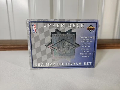 1992 1993 Upper Deck NBA MVP holograma 36 conjunto de cartas lacrado de fábrica - Imagem 1 de 3