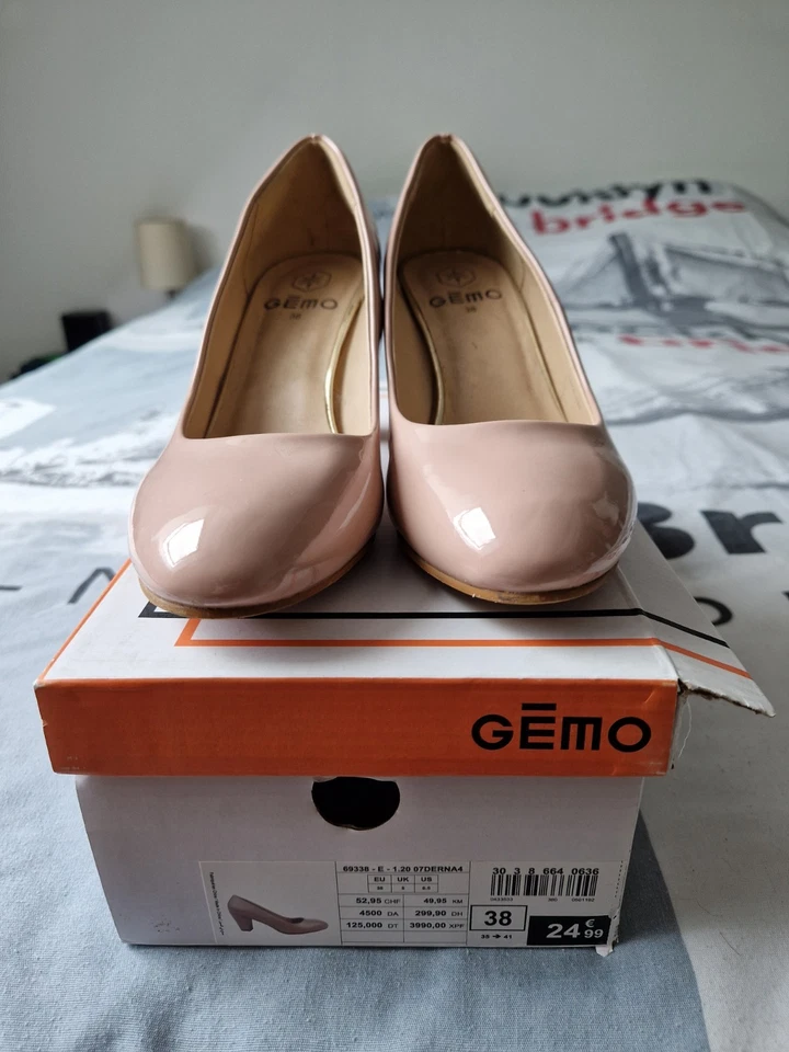 Escarpins Couleur Beige Rosé - Photo 1/4