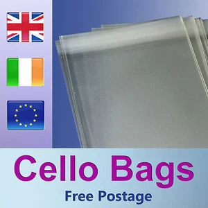 500 - 6" x 6" Cello Bags for Greeting Cards / Clear / Cellophane Peel & Seal - Picture 1 of 1