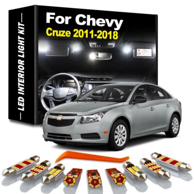 Kit de bombillas interiores LED Canbus para accesorios de coche Chevrolet Cruze 2011-2018 Foto 1 de 4