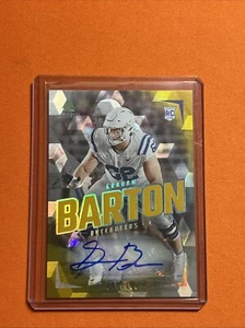 2024 Panini Luminance Graham Barton Rookie Luminance Auto Gold #/100 #121 - Picture 1 of 8