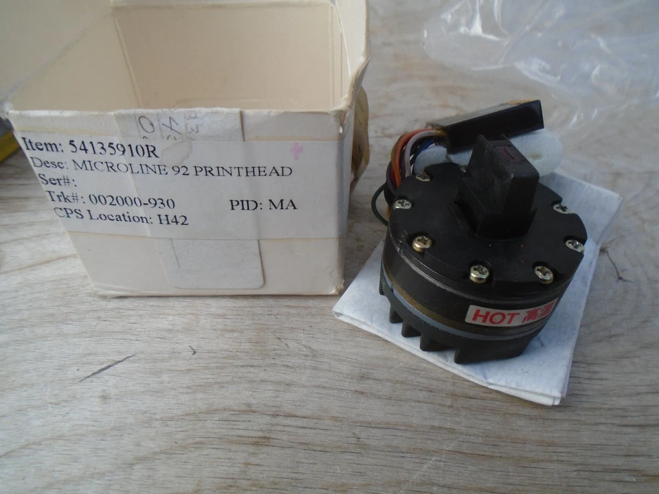 new oem Okidata OKI 54135910 ML84/ML92/ML93 Printer Printhead 54135910R - Image 1 of 1